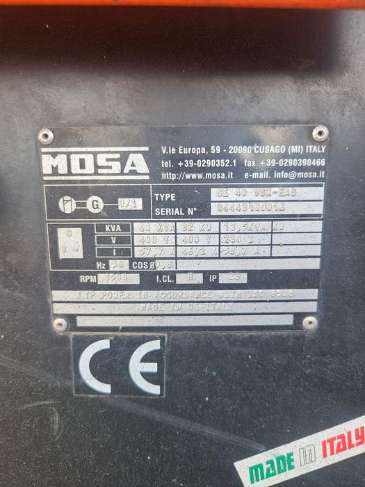 Generator electric Mosa!