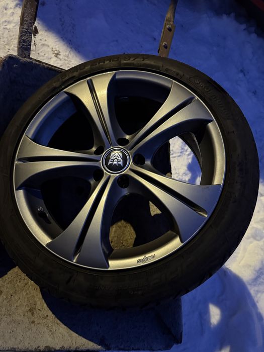 Лети джанти 18 5x112 + 245/40/18 DOT23 Audi VW Seat Skoda Mercedes BMW