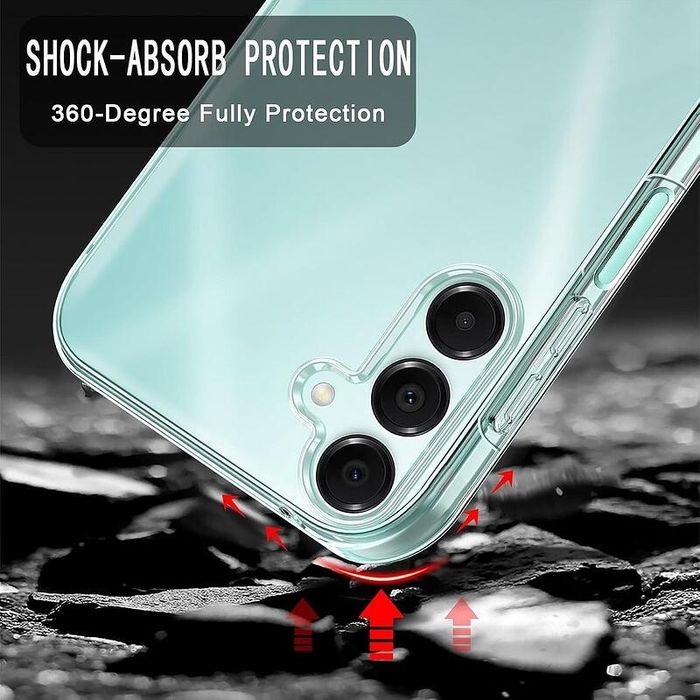 Прозрачен 360° Градуса Кейс за Samsung Galaxy A17 A16 A05s A15 A24 A2