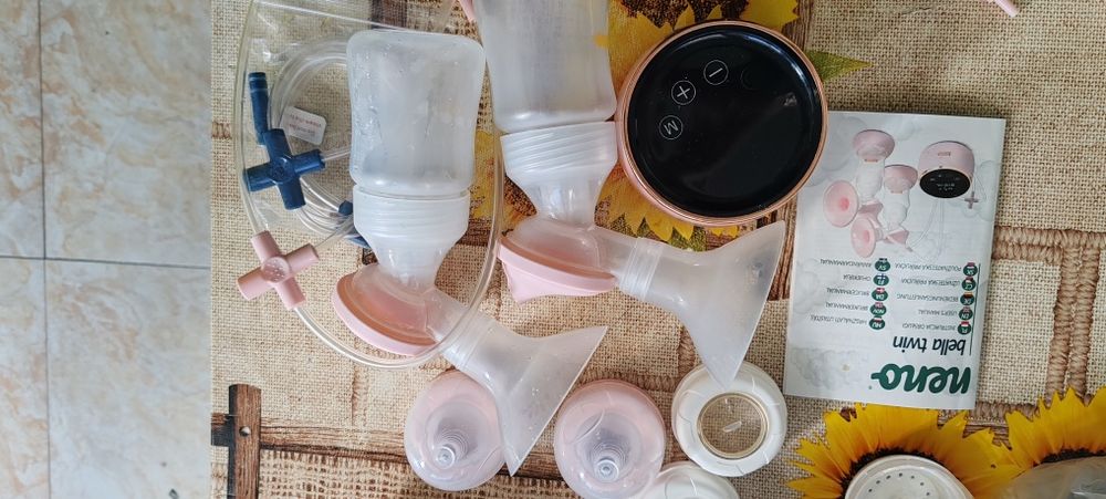 Електрическа двойна електрическа помпа за кърма Neno bella twin