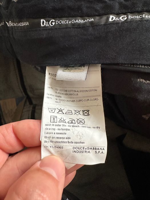 Оригинални мъжки дънки D&G – Нови, Черни, Размер 33
