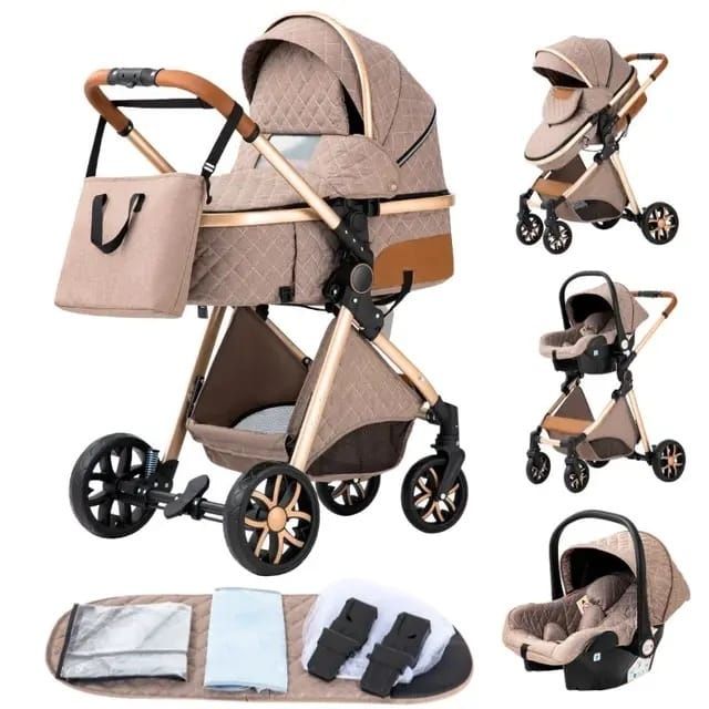 Carucior 3 in 1 NOU bebelus landou copii pliabil smart bebe + CADOU