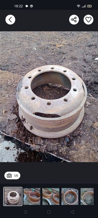 Диски на КАМАЗ, ЗИЛ