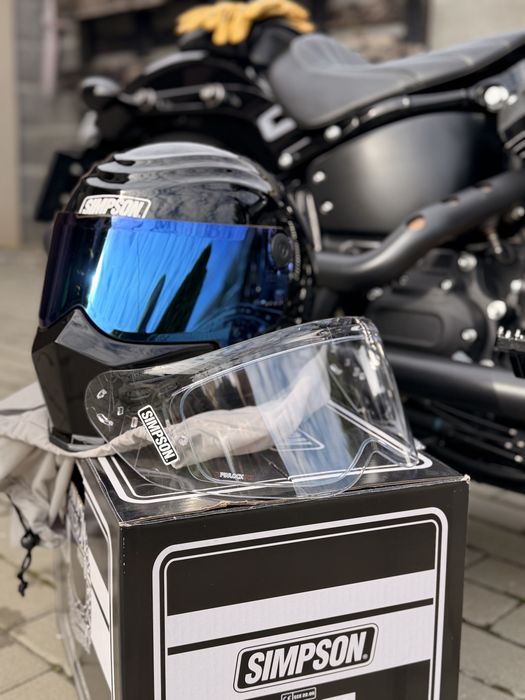 Cască Simpson Outlaw Bandit 3 – M58 – două viziere