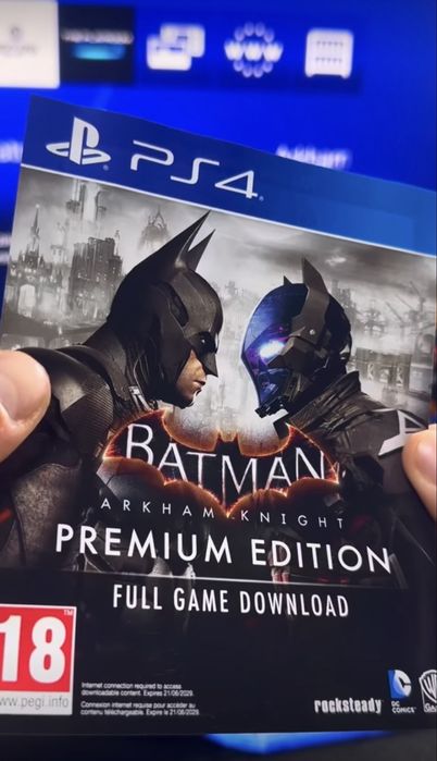 Batman arkham knight premium edition cod ps4/ps5 nou