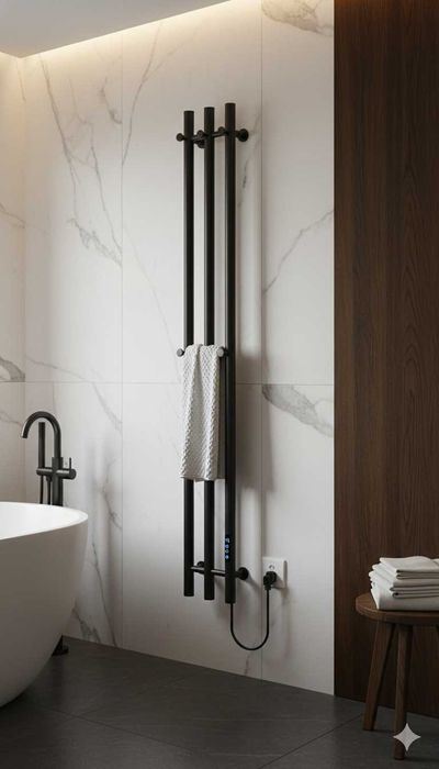 Электрический полотенцесушитель SR Lux Trio (3 секции) с таймером