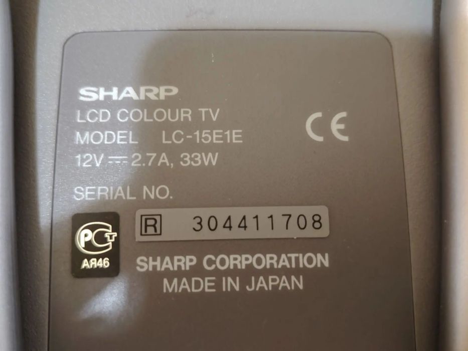 Телевизор ЖК Sharp LC-15E1E LCD colour TV