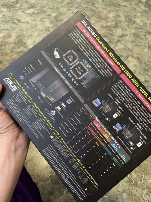 Модем Asus adsl AC68U