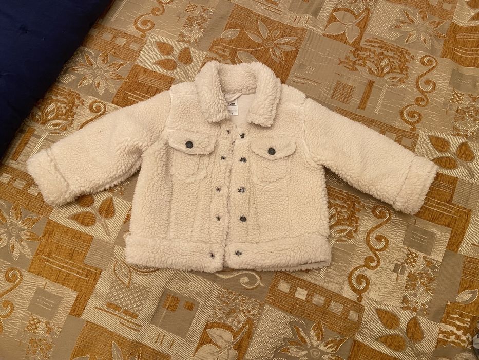 Куртка детская белая тедди Carter’s оригинал США