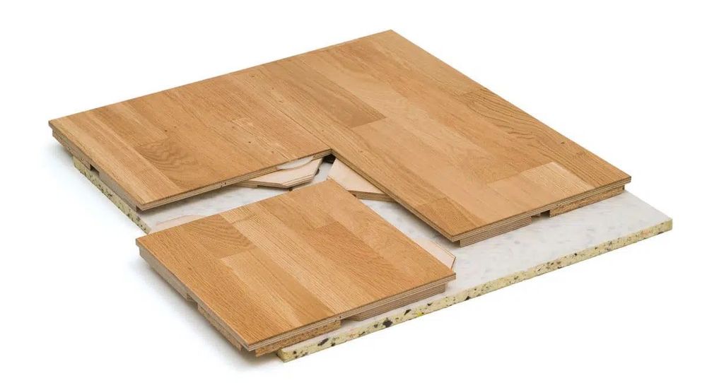 Естествен паркет за спортна зала (баскетбол, волейбол, футбол и др.)