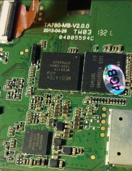 Плата планшетного компьютера, на разбор.