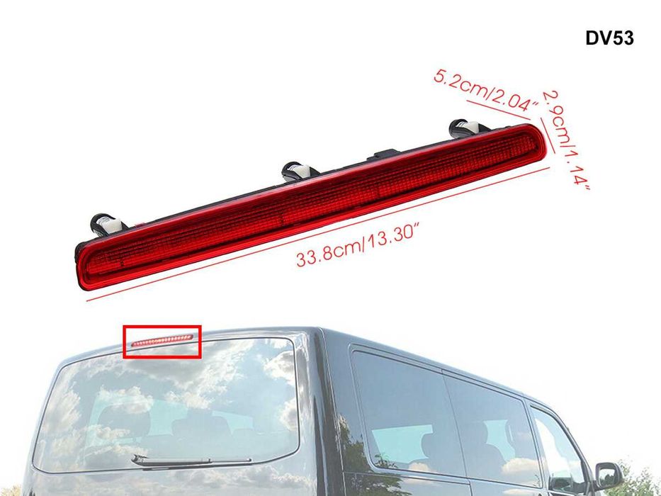 Al treilea stop diodă pentru VW Transporter T5 T6 2003 - 2015