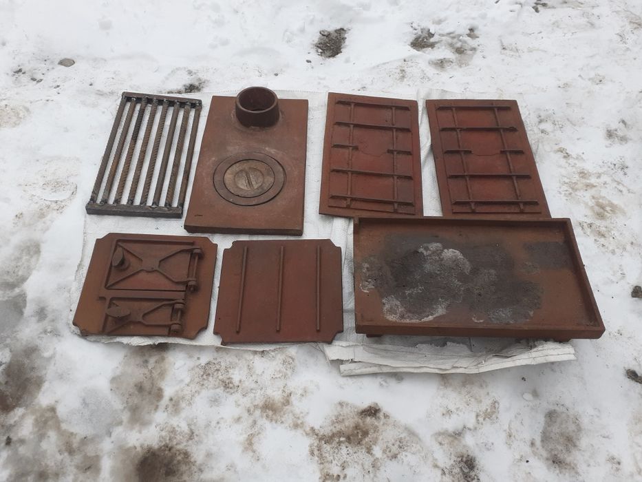 Чугунны разборный печь