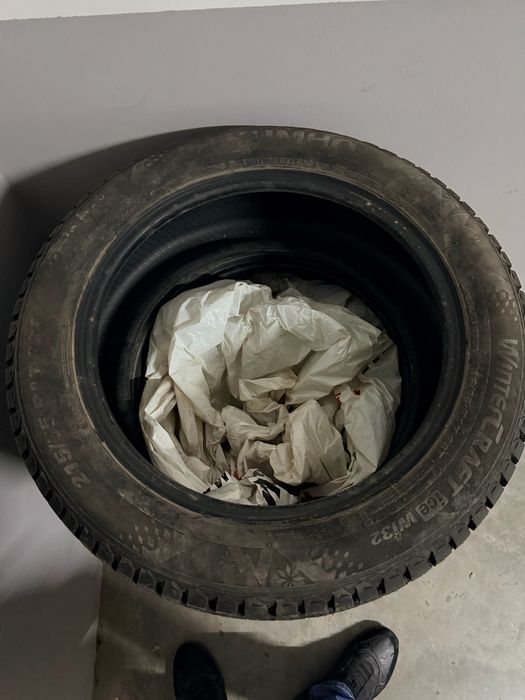 Kumho 215:55/17 шипованые