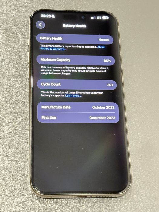 IPhone 15 Pro Max, 256GB, e-Sim в идеальном состоянии