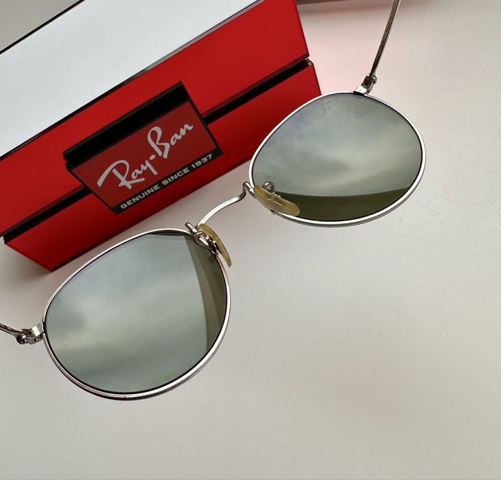 Ray Ban RB3447 Round Metal,огледални