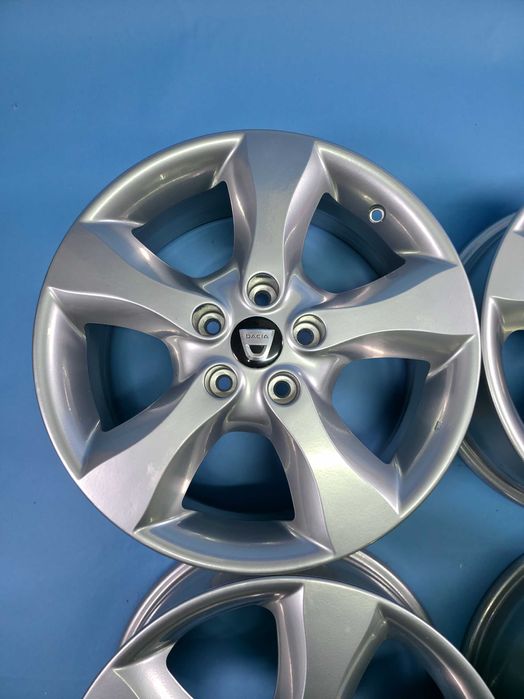 Jante Aliaj 5x114.3 17'' - OEM Dacia Duster - 6.5J ET 40 Silver Chrome