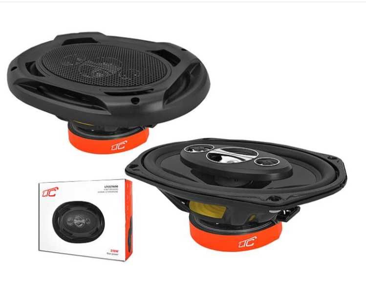 Авто Говорители Елипси 6"x9" LTC GTI690 Четирилентови, в комплект с решетки и кабели за монтаж, 2 броя, 4 Ohm, 70W govoriteli