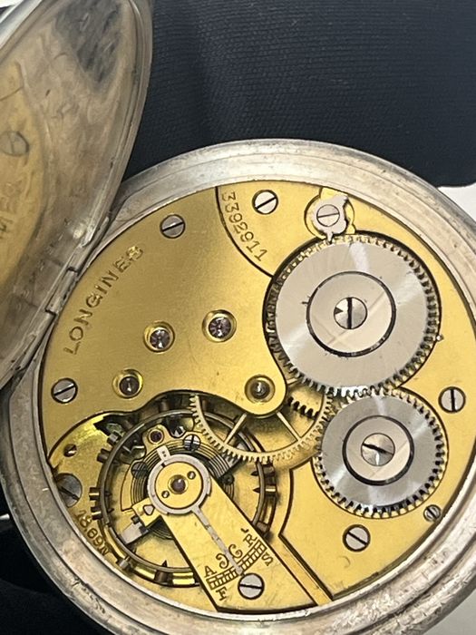 Джобен часовник Longines 1916-1917г. – сребро 0.800
