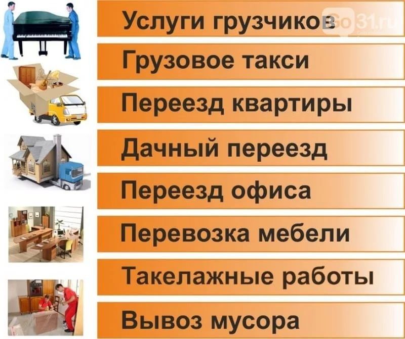 Услуги грузчиков