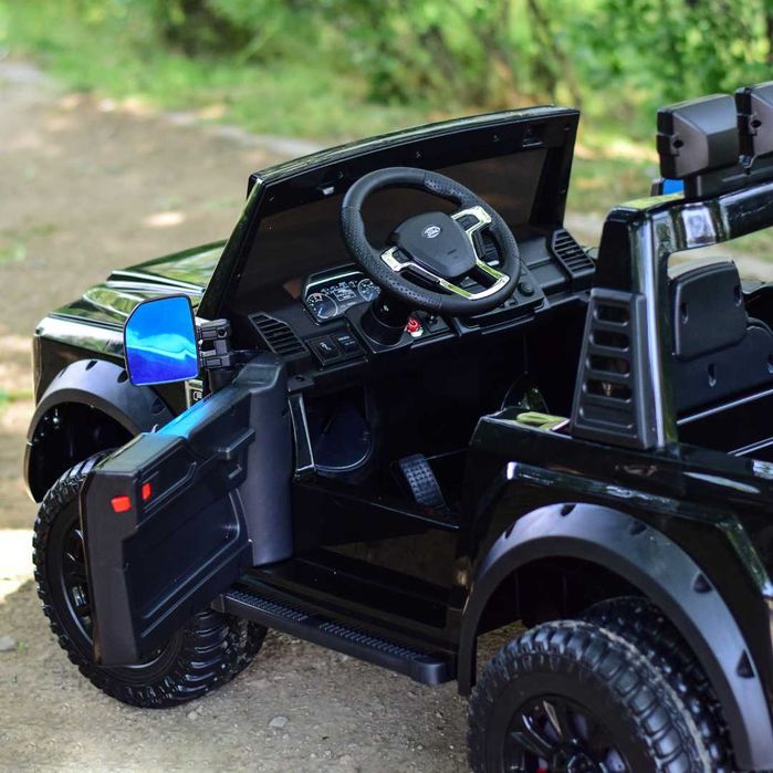 Masinuta electrica pentru 2 copii, Ford Super Duty F450, 4x4, 180W