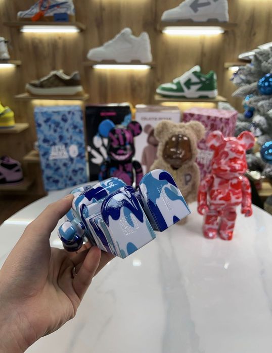 Фигура Bearbrick x Bape Camo #3 Blue 400%