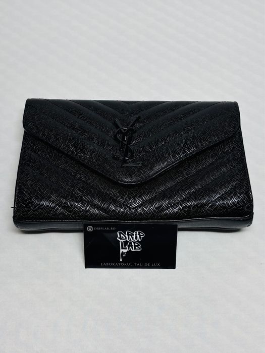 Geanta ysl neagra si alba