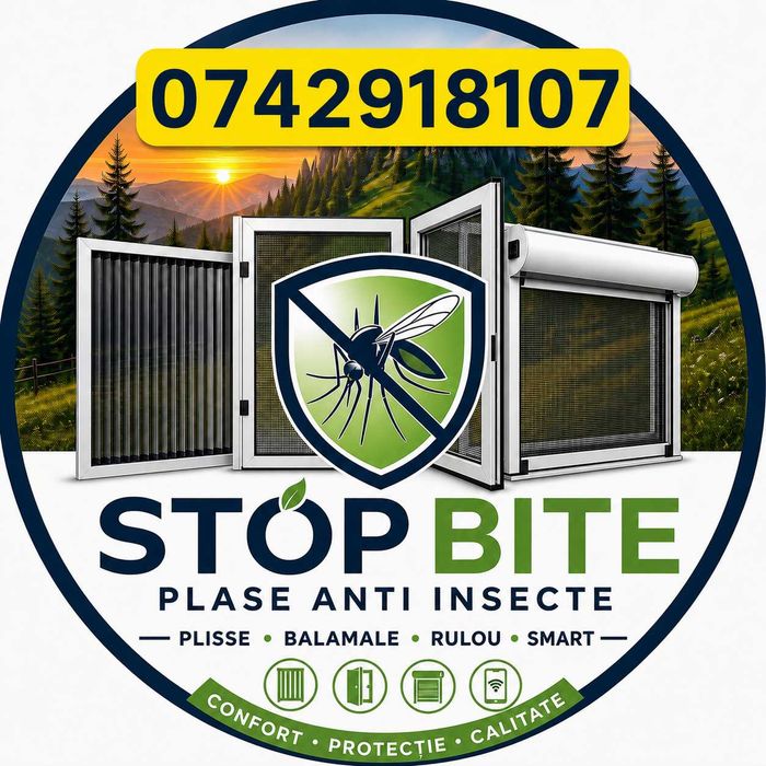 Plase tantari ,insecte,Cluj, Plisse, Balamale ,Smart – Montaj 24h