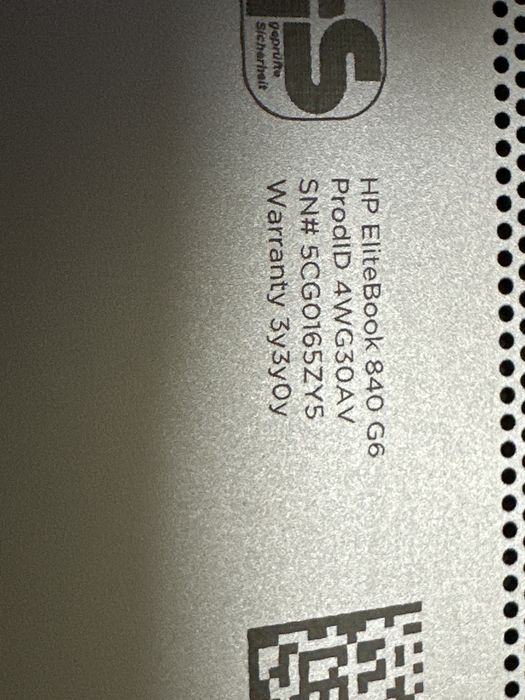 Hp , probook G6 ,840, 250 ssd ,16 gb ram