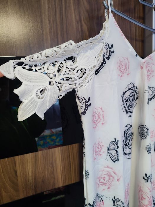 НОВА ефирна лятна рокля, размер 54