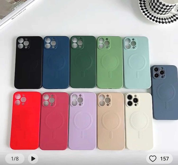 Husa Premium cu microfibra MagSafe pentru iPhone 14 Pro , 14 Plus