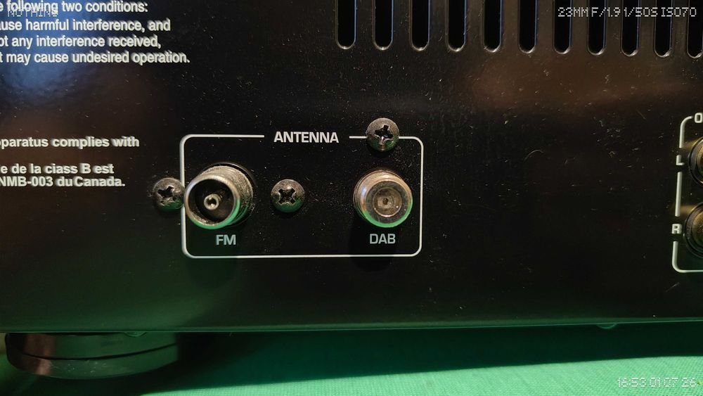 Rotel rt-12 network player, FM/DAB+