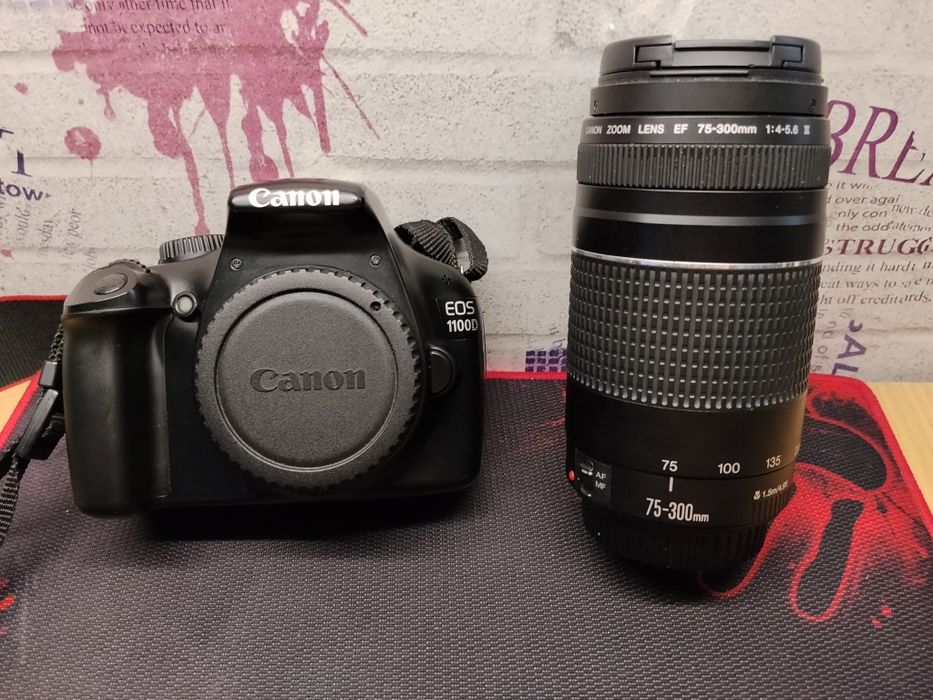 Canon 1100D 75-300mm
