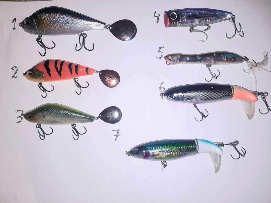 Pachet voblere Topwater - stiuca, somn, avat