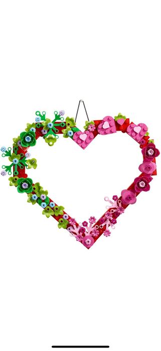 Lego цветочное сердце