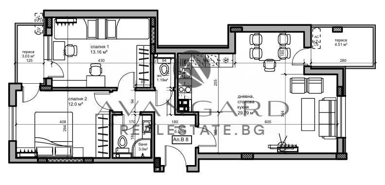 Продава се Тристаен апартамент в Пловдив, Кючук Париж - 109 кв.м за 731 €/кв.м - Снимка #14