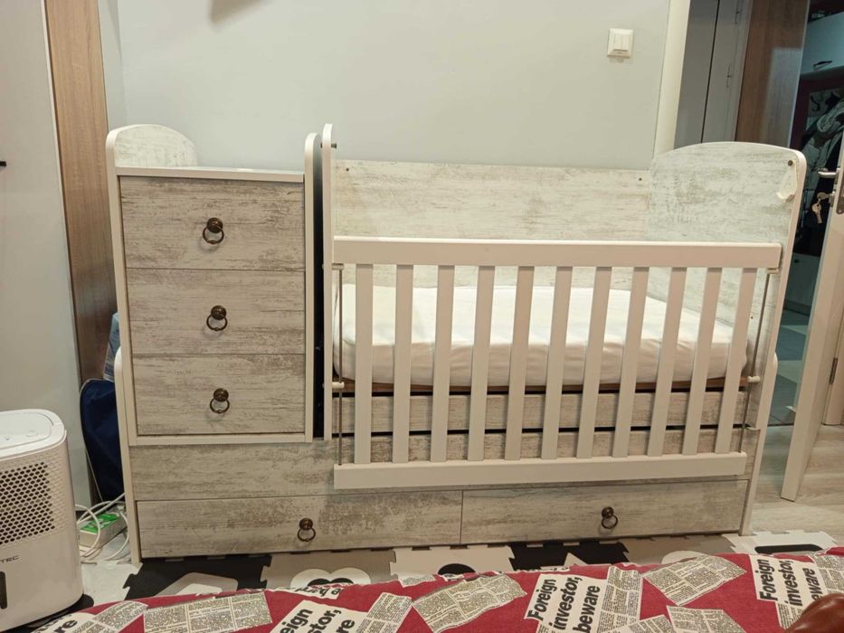 Детска кошара с матрак