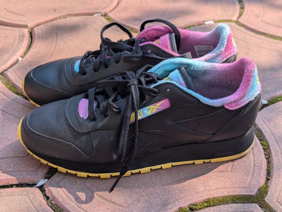 Adidasi reebok Reebok Classic Leather Smiley 50th Anniversary Black eur 41