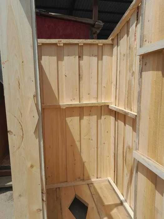 Туалет из дерева. Собачьи будки. Штакетники из дерева.: 40 000 тг ...