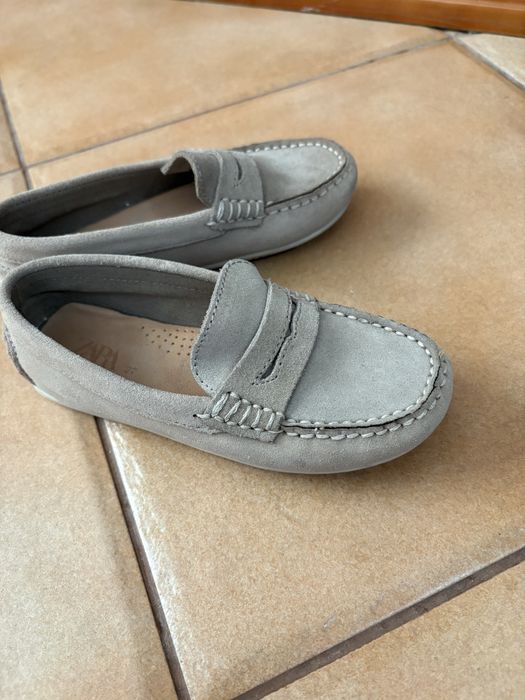 Мокасини кожени Zara за момче