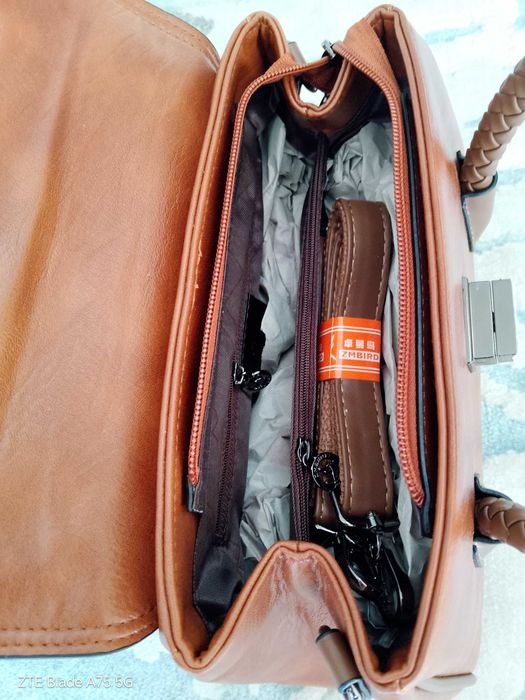 Geanta poseta dama piele naturala noua