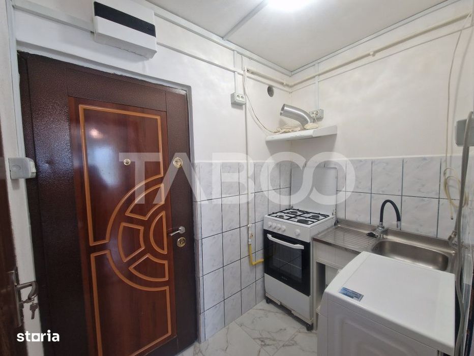 Garsoniera de inchiriat 22mpu mobilata si utilata zona Lazaret Sibiu