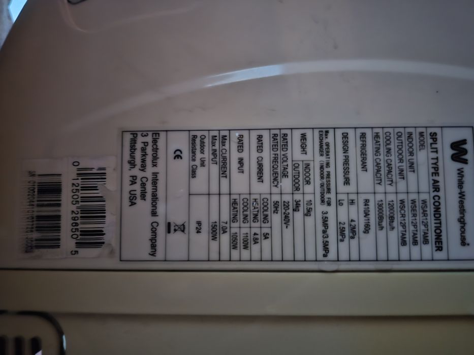 Vand aparat de aer perfect functional