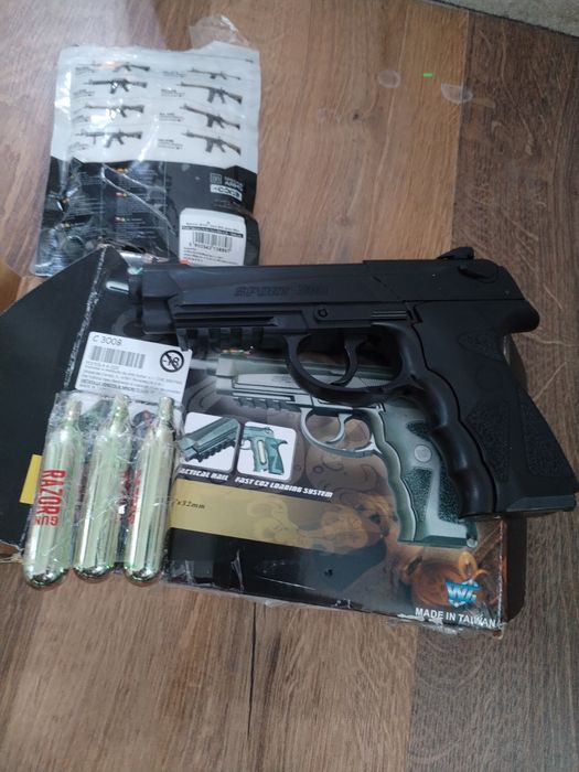 vind, schimb pistol  pe gaz