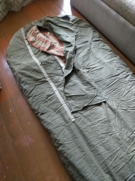 Теплый спальный мешок