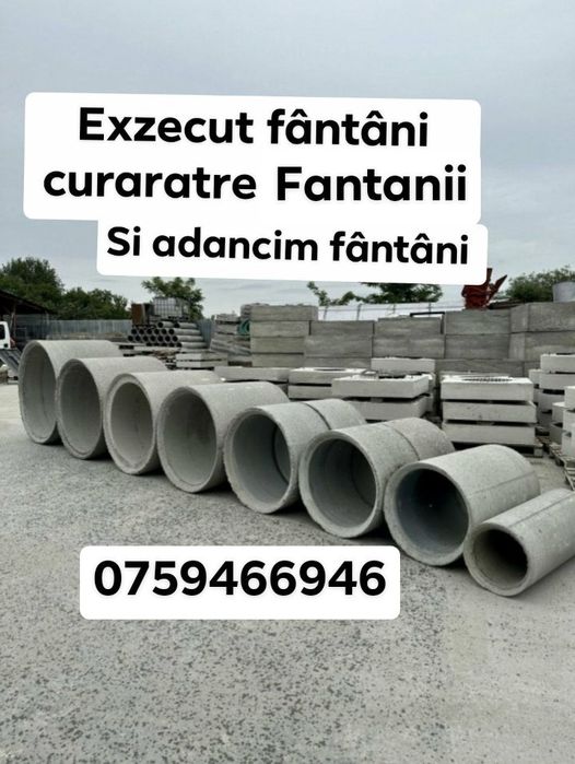Curatare fantana decolmatare