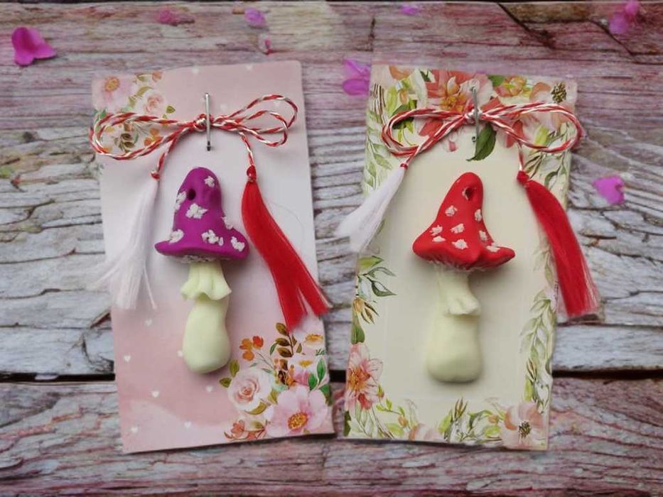 Ciuperca ciupercuta pandantiv unicat