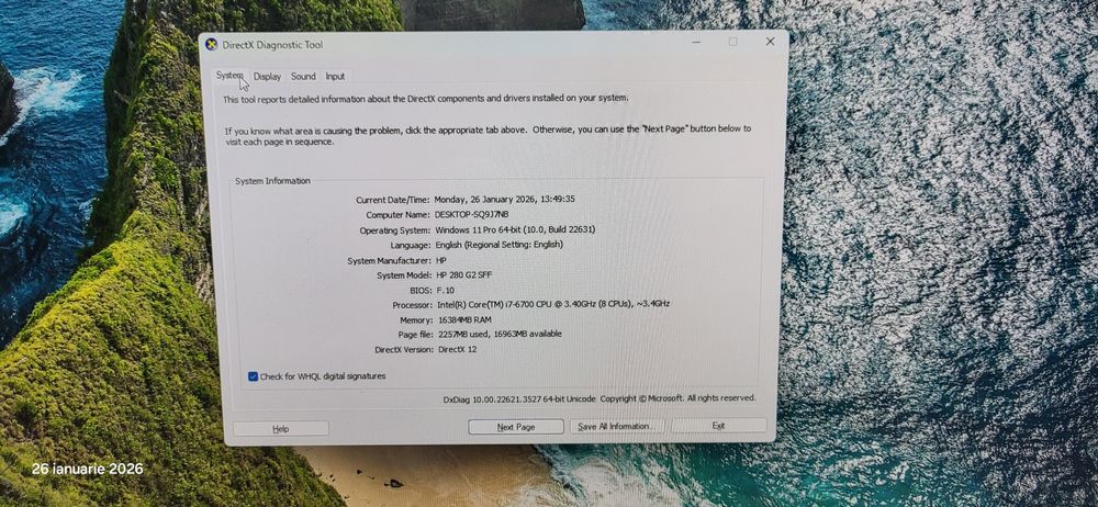 Unitate PC HP 280 - DDR 4