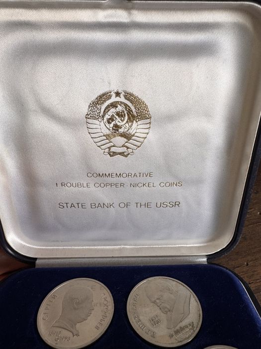 Набор памятных монет 1 рубль СССР 1 Rouble Copper