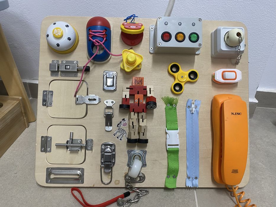 Дървена активна дъска за деца